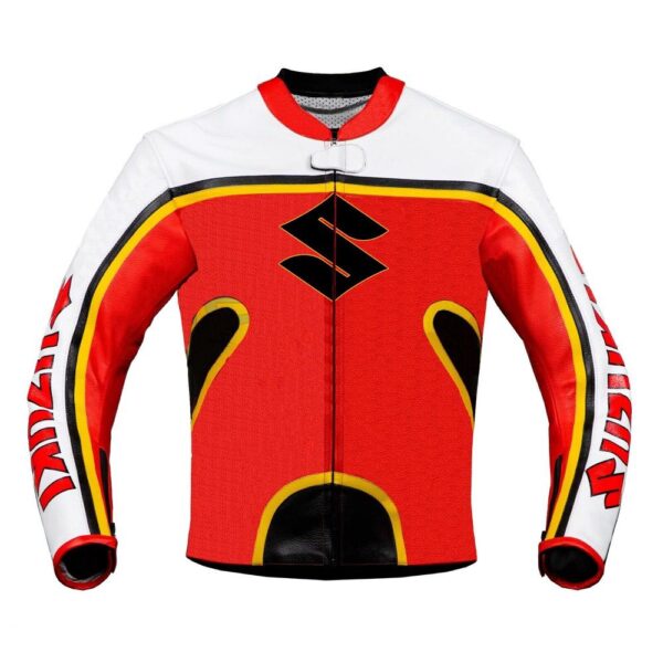 Suzuki 4210 Motorcycle Leather Jacket