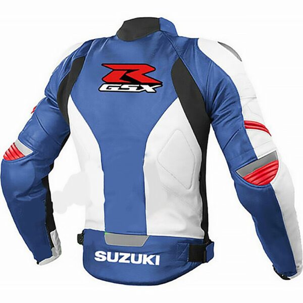Suzuki 4209 Motorcycle Leather Jacket - Image 2
