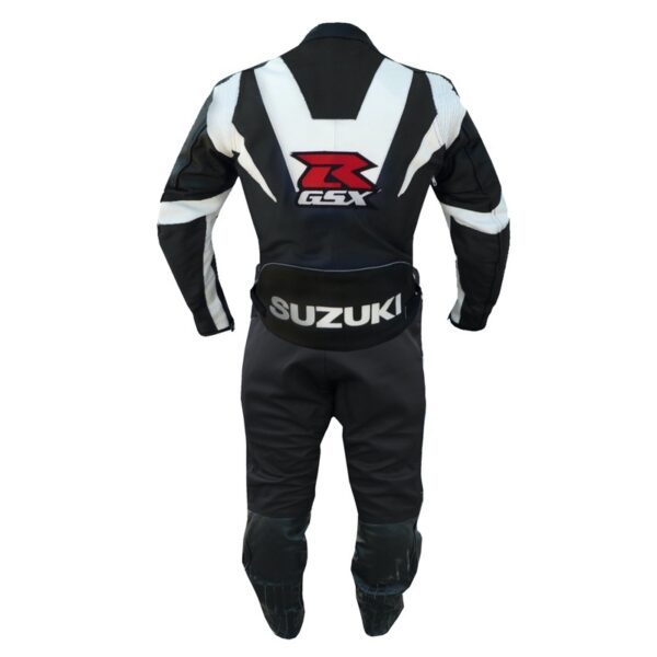 Suzuki Iconic Black Cowhide Leather Suit - Image 2